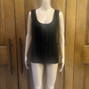 Missoni Black Knit Tank Top. Size 14